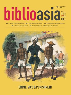 cover image of BiblioAsia, Vol 11 Issue 3, Oct-Dec 2015